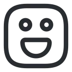 Emoji Happy SVG Icon